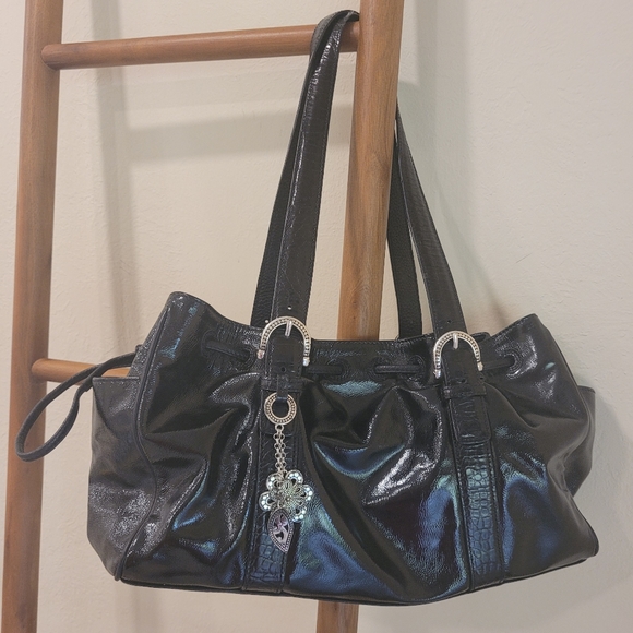 Brighton Handbags - BRIGHTON Patent Leather drawstring purse